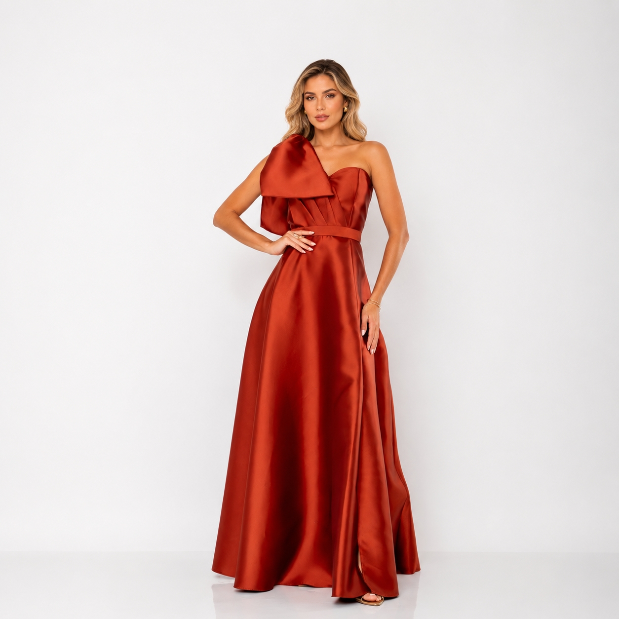 Vestido Maria Terracota — Alessia Festa